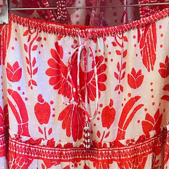 FARM Rio Dresses & Skirts - Farm Rio Jungle Flow Tiered Maxi Skirt - Medium (NWOT)